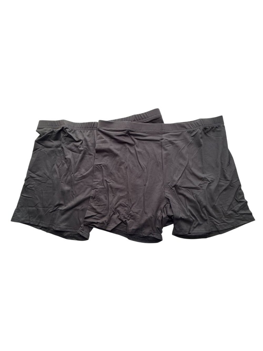 Womens Boxer Shorts XXL 2-Pack Dark Gray Polyester Elastane Stretch NWOT